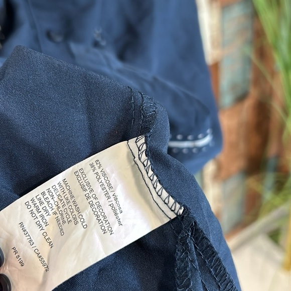 Cubavera small blue button down shirt - Picture 10 of 13